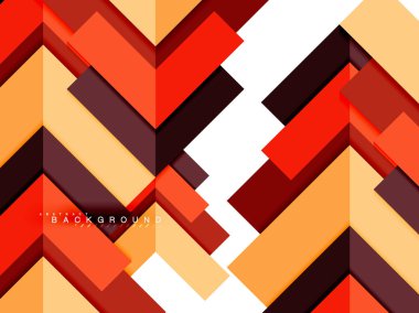 Çok renkli soyut geometrik şekiller, geometri arka plan web afiş için