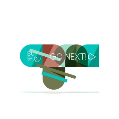 En az daire temiz soyut seçeneği adım Infographic tasarım öğesi, geometrik şekiller - Tur kareler, daireler ve satırları düzeni ile örnek metin