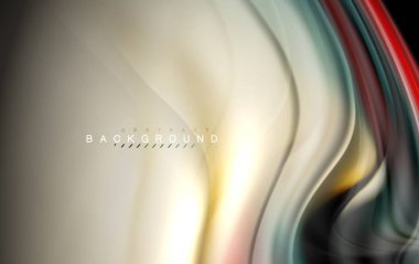 Sıvı sıvı renkler tasarım, renkli mermer veya plastik dalgalı doku arka plan, siyah, iş veya teknoloji sunu veya web broşür için parlak renkli öğeleri kapak tasarımı, duvar kağıdı