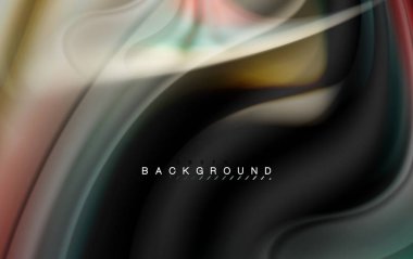 Sıvı sıvı renkler tasarım, renkli mermer veya plastik dalgalı doku arka plan, siyah, iş veya teknoloji sunu veya web broşür için parlak renkli öğeleri kapak tasarımı, duvar kağıdı