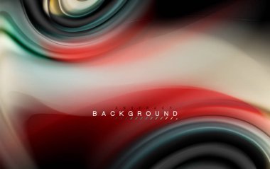 Sıvı sıvı renkler tasarım, renkli mermer veya plastik dalgalı doku arka plan, siyah, iş veya teknoloji sunu veya web broşür için parlak renkli öğeleri kapak tasarımı, duvar kağıdı