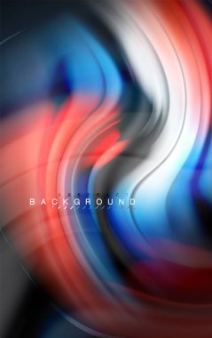 Sıvı sıvı renkler tasarım, renkli mermer veya plastik dalgalı doku arka plan, siyah, iş veya teknoloji sunu veya web broşür için parlak renkli öğeleri kapak tasarımı, duvar kağıdı