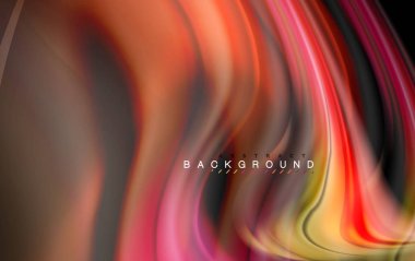 Sıvı sıvı renkler tasarım, renkli mermer veya plastik dalgalı doku arka plan, siyah, iş veya teknoloji sunu veya web broşür için parlak renkli öğeleri kapak tasarımı, duvar kağıdı