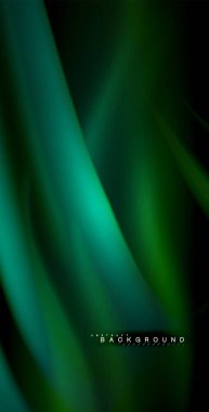 Neon parlayan dalga, sihirli enerji ve ışık arka plan