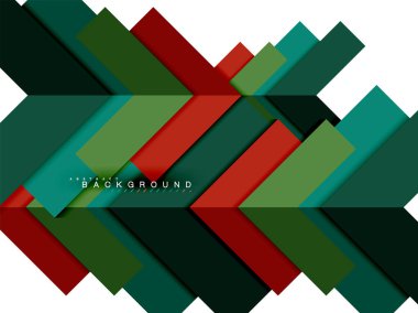 Çok renkli soyut geometrik şekiller, geometri arka plan web afiş için