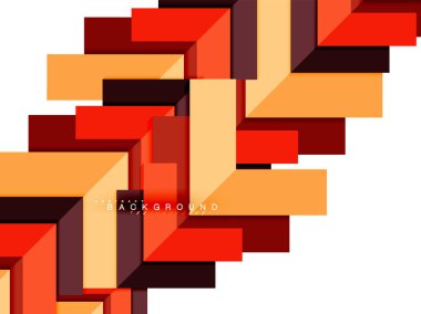 Çok renkli soyut geometrik şekiller, geometri arka plan web afiş için