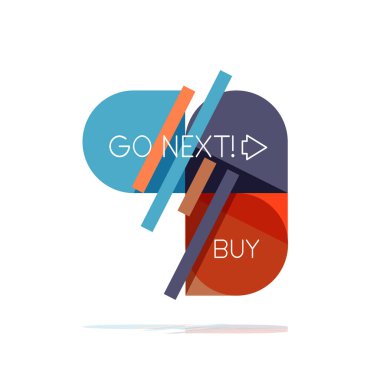 En az daire temiz soyut seçeneği adım Infographic tasarım öğesi, geometrik şekiller - Tur kareler, daireler ve satırları düzeni ile örnek metin