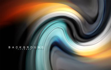 Sıvı sıvı renkler tasarım, renkli mermer veya plastik dalgalı doku arka plan, siyah, iş veya teknoloji sunu veya web broşür için parlak renkli öğeleri kapak tasarımı, duvar kağıdı