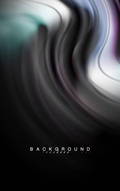 Sıvı sıvı renkler tasarım, renkli mermer veya plastik dalgalı doku arka plan, siyah, iş veya teknoloji sunu veya web broşür için parlak renkli öğeleri kapak tasarımı, duvar kağıdı