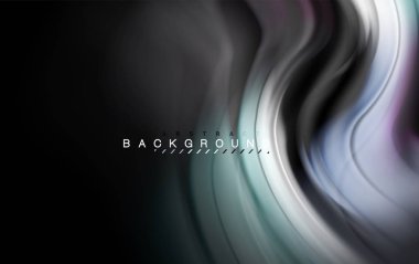 Sıvı sıvı renkler tasarım, renkli mermer veya plastik dalgalı doku arka plan, siyah, iş veya teknoloji sunu veya web broşür için parlak renkli öğeleri kapak tasarımı, duvar kağıdı