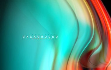 Sıvı sıvı renkler tasarım, renkli mermer veya plastik dalgalı doku arka plan, siyah, iş veya teknoloji sunu veya web broşür için parlak renkli öğeleri kapak tasarımı, duvar kağıdı