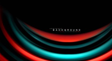 Renk dalga satırları arka plan bulanıklık