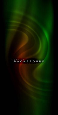 Neon parlayan dalga, sihirli enerji ve ışık arka plan