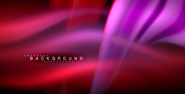 Neon parlayan dalga, sihirli enerji ve ışık arka plan