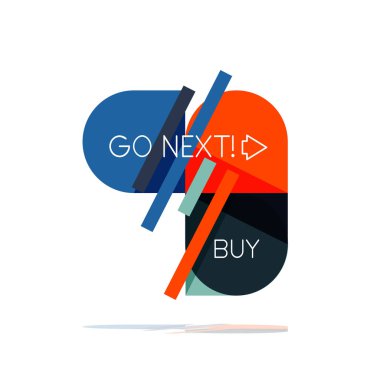 En az daire temiz soyut seçeneği adım Infographic tasarım öğesi, geometrik şekiller - Tur kareler, daireler ve satırları düzeni ile örnek metin