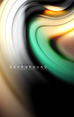 Sıvı sıvı renkler tasarım, renkli mermer veya plastik dalgalı doku arka plan, siyah, iş veya teknoloji sunu veya web broşür için parlak renkli öğeleri kapak tasarımı, duvar kağıdı