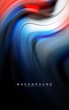 Sıvı sıvı renkler tasarım, renkli mermer veya plastik dalgalı doku arka plan, siyah, iş veya teknoloji sunu veya web broşür için parlak renkli öğeleri kapak tasarımı, duvar kağıdı