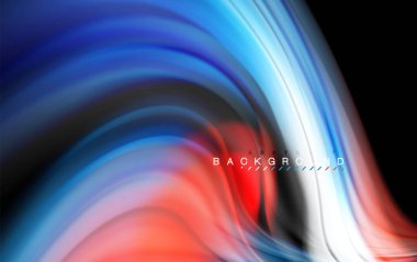 Sıvı sıvı renkler tasarım, renkli mermer veya plastik dalgalı doku arka plan, siyah, iş veya teknoloji sunu veya web broşür için parlak renkli öğeleri kapak tasarımı, duvar kağıdı