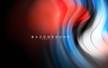 Sıvı sıvı renkler tasarım, renkli mermer veya plastik dalgalı doku arka plan, siyah, iş veya teknoloji sunu veya web broşür için parlak renkli öğeleri kapak tasarımı, duvar kağıdı