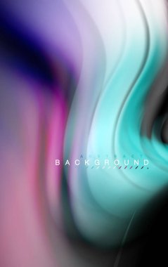 Sıvı sıvı renkler tasarım, renkli mermer veya plastik dalgalı doku arka plan, siyah, iş veya teknoloji sunu veya web broşür için parlak renkli öğeleri kapak tasarımı, duvar kağıdı