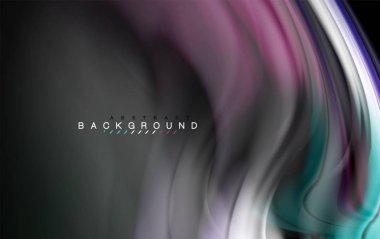 Sıvı sıvı renkler tasarım, renkli mermer veya plastik dalgalı doku arka plan, siyah, iş veya teknoloji sunu veya web broşür için parlak renkli öğeleri kapak tasarımı, duvar kağıdı