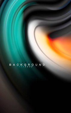 Sıvı sıvı renkler tasarım, renkli mermer veya plastik dalgalı doku arka plan, siyah, iş veya teknoloji sunu veya web broşür için parlak renkli öğeleri kapak tasarımı, duvar kağıdı