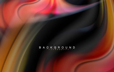 Sıvı sıvı renkler tasarım, renkli mermer veya plastik dalgalı doku arka plan, siyah, iş veya teknoloji sunu veya web broşür için parlak renkli öğeleri kapak tasarımı, duvar kağıdı