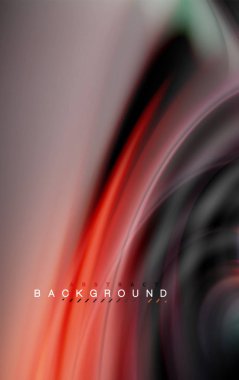 Sıvı sıvı renkler tasarım, renkli mermer veya plastik dalgalı doku arka plan, siyah, iş veya teknoloji sunu veya web broşür için parlak renkli öğeleri kapak tasarımı, duvar kağıdı