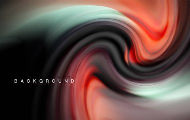 Sıvı sıvı renkler tasarım, renkli mermer veya plastik dalgalı doku arka plan, siyah, iş veya teknoloji sunu veya web broşür için parlak renkli öğeleri kapak tasarımı, duvar kağıdı