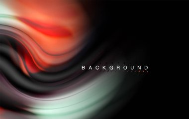 Sıvı sıvı renkler tasarım, renkli mermer veya plastik dalgalı doku arka plan, siyah, iş veya teknoloji sunu veya web broşür için parlak renkli öğeleri kapak tasarımı, duvar kağıdı