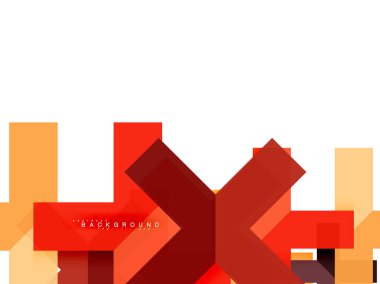 Çok renkli soyut geometrik şekiller, geometri arka plan web afiş için