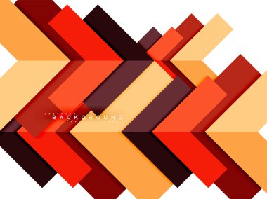 Çok renkli soyut geometrik şekiller, geometri arka plan web afiş için