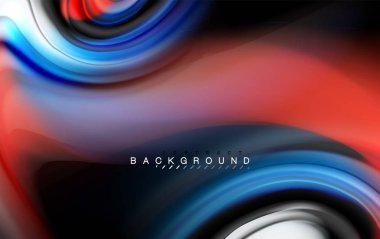 Sıvı sıvı renkler tasarım, renkli mermer veya plastik dalgalı doku arka plan, siyah, iş veya teknoloji sunu veya web broşür için parlak renkli öğeleri kapak tasarımı, duvar kağıdı