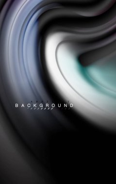 Sıvı sıvı renkler tasarım, renkli mermer veya plastik dalgalı doku arka plan, siyah, iş veya teknoloji sunu veya web broşür için parlak renkli öğeleri kapak tasarımı, duvar kağıdı