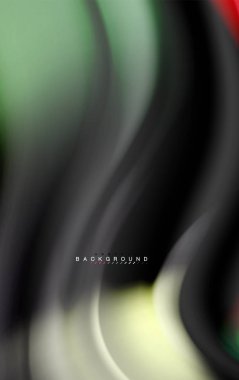 Sıvı sıvı renkler tasarım, renkli mermer veya plastik dalgalı doku arka plan, siyah, iş veya teknoloji sunu veya web broşür için parlak renkli öğeleri kapak tasarımı, duvar kağıdı