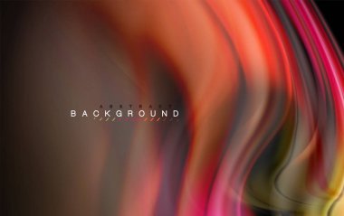 Sıvı sıvı renkler tasarım, renkli mermer veya plastik dalgalı doku arka plan, siyah, iş veya teknoloji sunu veya web broşür için parlak renkli öğeleri kapak tasarımı, duvar kağıdı