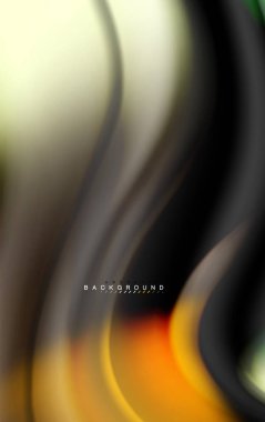 Sıvı sıvı renkler tasarım, renkli mermer veya plastik dalgalı doku arka plan, siyah, iş veya teknoloji sunu veya web broşür için parlak renkli öğeleri kapak tasarımı, duvar kağıdı