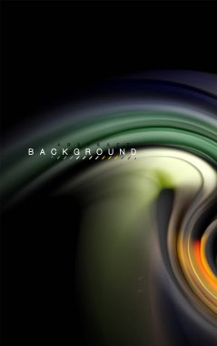 Sıvı sıvı renkler tasarım, renkli mermer veya plastik dalgalı doku arka plan, siyah, iş veya teknoloji sunu veya web broşür için parlak renkli öğeleri kapak tasarımı, duvar kağıdı