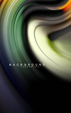 Sıvı sıvı renkler tasarım, renkli mermer veya plastik dalgalı doku arka plan, siyah, iş veya teknoloji sunu veya web broşür için parlak renkli öğeleri kapak tasarımı, duvar kağıdı