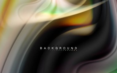Sıvı sıvı renkler tasarım, renkli mermer veya plastik dalgalı doku arka plan, siyah, iş veya teknoloji sunu veya web broşür için parlak renkli öğeleri kapak tasarımı, duvar kağıdı
