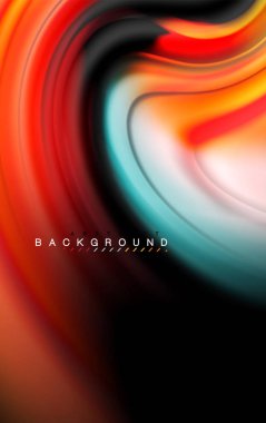 Sıvı sıvı renkler tasarım, renkli mermer veya plastik dalgalı doku arka plan, siyah, iş veya teknoloji sunu veya web broşür için parlak renkli öğeleri kapak tasarımı, duvar kağıdı