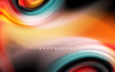 Sıvı sıvı renkler tasarım, renkli mermer veya plastik dalgalı doku arka plan, siyah, iş veya teknoloji sunu veya web broşür için parlak renkli öğeleri kapak tasarımı, duvar kağıdı