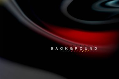 Sıvı sıvı renkler tasarım, renkli mermer veya plastik dalgalı doku arka plan, siyah, iş veya teknoloji sunu veya web broşür için parlak renkli öğeleri kapak tasarımı, duvar kağıdı