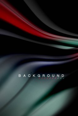 Sıvı sıvı renkler tasarım, renkli mermer veya plastik dalgalı doku arka plan, siyah, iş veya teknoloji sunu veya web broşür için parlak renkli öğeleri kapak tasarımı, duvar kağıdı