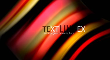 Renk dalga satırları arka plan bulanıklık