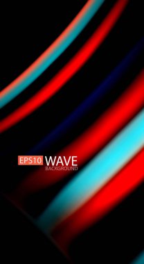 Renk dalga satırları arka plan bulanıklık