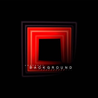 Sıvı çok renkli çizgilerle oluşturulan geometrik şekiller