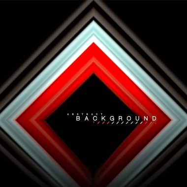 Sıvı çok renkli çizgilerle oluşturulan geometrik şekiller