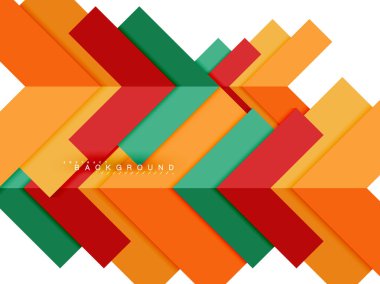 Çok renkli soyut geometrik şekiller, web reklam, iş sunumu, reklamlar paket, geometri arka plan şablonu, duvar kağıdı yazdırma