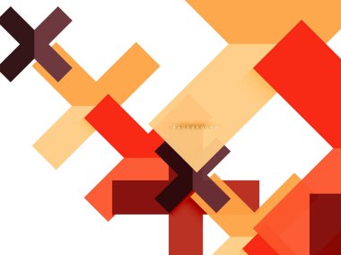 Çok renkli soyut geometrik şekiller, geometri arka plan web afiş için